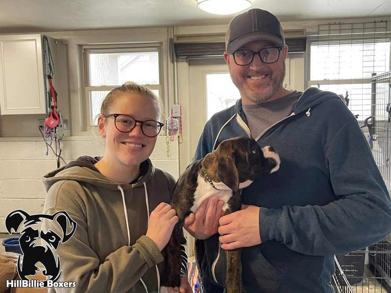 Happy Boxer Family