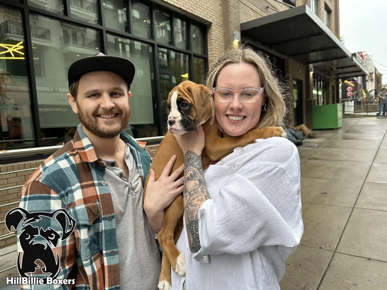 Happy Boxer Family